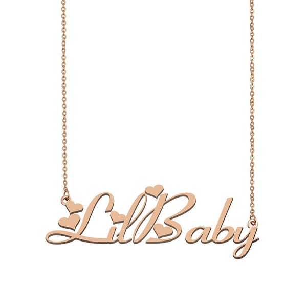 lilbaby name necklaces pendant custom personalized for women girls children friends mothers gifts 18k gold plated stainless steel, Silver
lilbaby name necklaces pendant custom personalized for women girls children friends mothers gifts 18k gold plated stainless steel, Silver