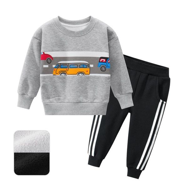 set of children's clothing, boy girl autumn and winter car pattern sports costume for leisure children's clothing des, White
set of children's clothing, boy girl autumn and winter car pattern sports costume for leisure children's clothing des, White