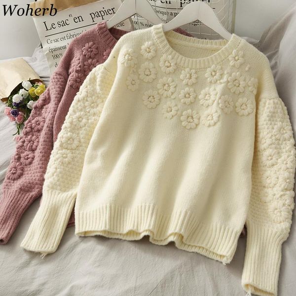 women's sweaters woherb knit cropped pullovers sweet embroidery floral womens 2021 fall clothes weaters solid o-neck jumper outwear, White;black
women's sweaters woherb knit cropped pullovers sweet embroidery floral womens 2021 fall clothes weaters solid o-neck jumper outwear, White;black