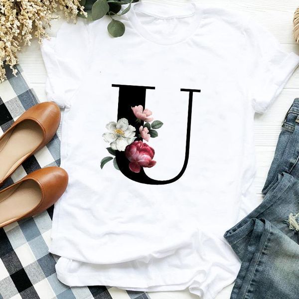 women lady floral ladies letter u trend casual print ladies t tee womens shirt clothes tshirt female graphic t-shirt, White
women lady floral ladies letter u trend casual print ladies t tee womens shirt clothes tshirt female graphic t-shirt, White