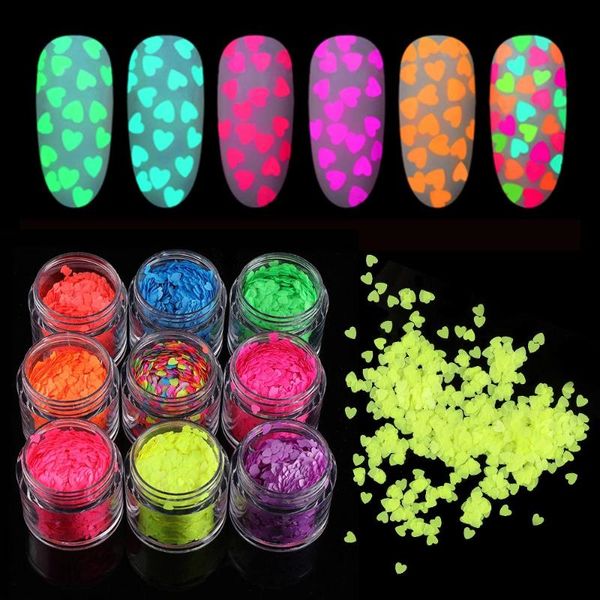 nail art decorations 1 box fashion luminous sequins fluorescent flakes 3d glitter manicure heart shaped glow in dark decor, Silver;gold
nail art decorations 1 box fashion luminous sequins fluorescent flakes 3d glitter manicure heart shaped glow in dark decor, Silver;gold