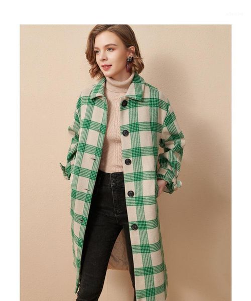 women's wool & blends womens casual loose baggy vintage green plaid overcoat athleisure checked shirt jackets shackets coats1, Black
women's wool & blends womens casual loose baggy vintage green plaid overcoat athleisure checked shirt jackets shackets coats1, Black