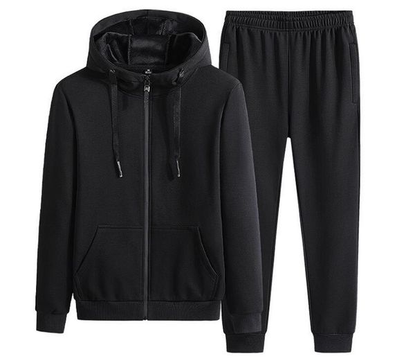 2021 winter men sets new mens warm cottn fleece sportswear hooded tracksuit jacket+pants thick velvet suit 4ih4, Gray
2021 winter men sets new mens warm cottn fleece sportswear hooded tracksuit jacket+pants thick velvet suit 4ih4, Gray
