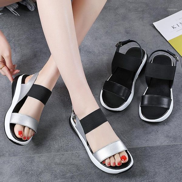 weideng leather buckle thick sole shoes elastic cloth fashion women sandals non slipshock absorption casual increase summer 4cm1, Black
weideng leather buckle thick sole shoes elastic cloth fashion women sandals non slipshock absorption casual increase summer 4cm1, Black