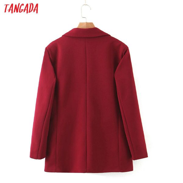 tangada women vintage solid wine red blazer female long sleeve elegant jacket ladies work wear blazer formal suits sl277 201201, White;black
tangada women vintage solid wine red blazer female long sleeve elegant jacket ladies work wear blazer formal suits sl277 201201, White;black