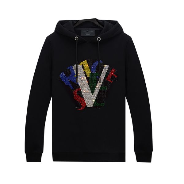 winter warm thicken rhinestone hoodies sweatshirts for men - long sleeves velvet hooded hip hop women pullover unisex, Black
winter warm thicken rhinestone hoodies sweatshirts for men - long sleeves velvet hooded hip hop women pullover unisex, Black
