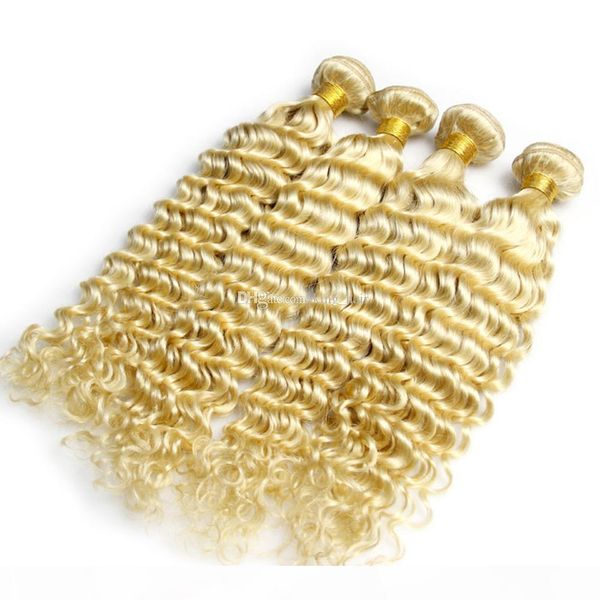 new pure color #613 blonde human hair 4 bundles high grade deep wave texture hair weaves blonde hair extensions 10-30 inches, Black
new pure color #613 blonde human hair 4 bundles high grade deep wave texture hair weaves blonde hair extensions 10-30 inches, Black