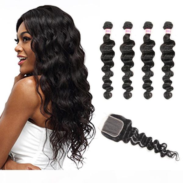 mongolian indian brazilian peruvian malaysian virgin human hair loose wave with closure 3 or 4 bundles with closure, Black
mongolian indian brazilian peruvian malaysian virgin human hair loose wave with closure 3 or 4 bundles with closure, Black