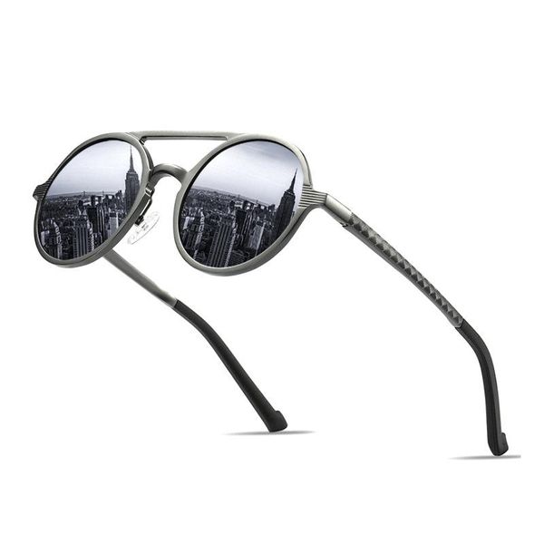 sunglasses men's round polarized aluminum magnesium alloy retro gold silver black frame eyewear female male sun glasses, White;black
sunglasses men's round polarized aluminum magnesium alloy retro gold silver black frame eyewear female male sun glasses, White;black
