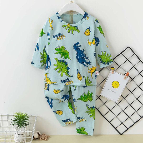 children's new korean set underwear home 2021 cloth ice cotton long sve pajamas wq34, Blue;red
children's new korean set underwear home 2021 cloth ice cotton long sve pajamas wq34, Blue;red