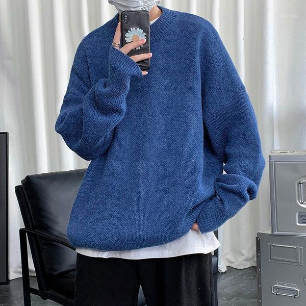 autumn winter solid color sweater men's warm fashion casual knit pullover men loose korean o-neck sweaters mens clothes -2xl1, White;black
autumn winter solid color sweater men's warm fashion casual knit pullover men loose korean o-neck sweaters mens clothes -2xl1, White;black