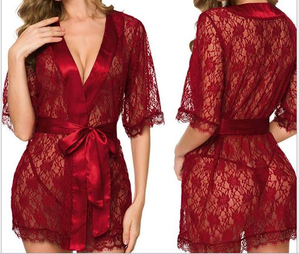 foreign trade underwear women' lace hollowed-out nightgown appeal suit wholesale, Red;black
foreign trade underwear women' lace hollowed-out nightgown appeal suit wholesale, Red;black