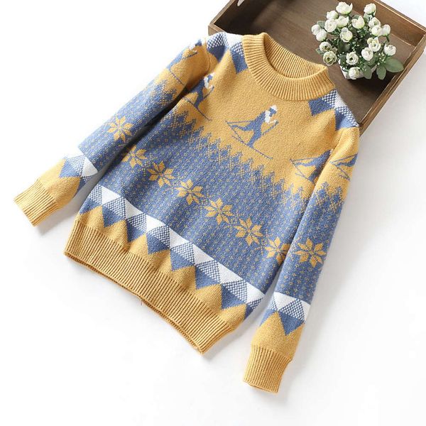 winter matching boy's 2020 color jacquard pullover big children's bottomed sweater bmb7, Blue
winter matching boy's 2020 color jacquard pullover big children's bottomed sweater bmb7, Blue