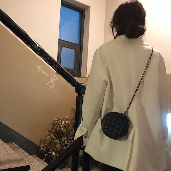 2020 small round bag wild diamond plaid pu bag shoulder diagonal bag solid color chain female
2020 small round bag wild diamond plaid pu bag shoulder diagonal bag solid color chain female