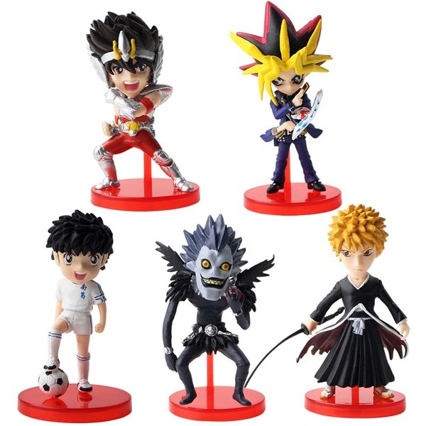7cm 5pcs/lot death note ryuk captain tsubasa bleach kurosaki ichigo yugi muto seiya action figure model toys for kids gift y200421
7cm 5pcs/lot death note ryuk captain tsubasa bleach kurosaki ichigo yugi muto seiya action figure model toys for kids gift y200421