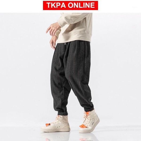japanese streetwear thick harem pants men 2020 mens wool hip hop plaid sweatpants male winter casual joogers pants1, Black
japanese streetwear thick harem pants men 2020 mens wool hip hop plaid sweatpants male winter casual joogers pants1, Black