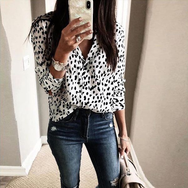 женщин sexy v шеи блуза 2020 новые женщины leopard печатается с длинным рукавом свободные рубашки повелительниц способа осени весны tops блу, White
женщин sexy v шеи блуза 2020 новые женщины leopard печатается с длинным рукавом свободные рубашки повелительниц способа осени весны tops блу, White