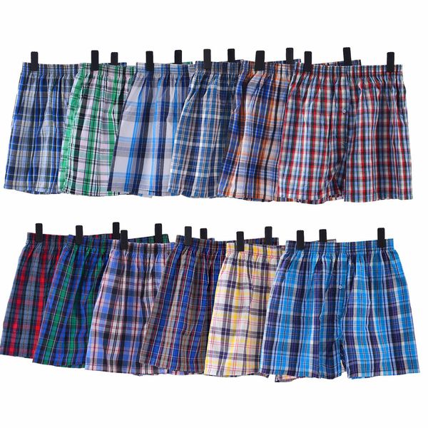 4 pcs mens underwear boxers shorts casual cotton sleep underpants quality plaid loose comfortable homewear striped arrow panties
4 pcs mens underwear boxers shorts casual cotton sleep underpants quality plaid loose comfortable homewear striped arrow panties