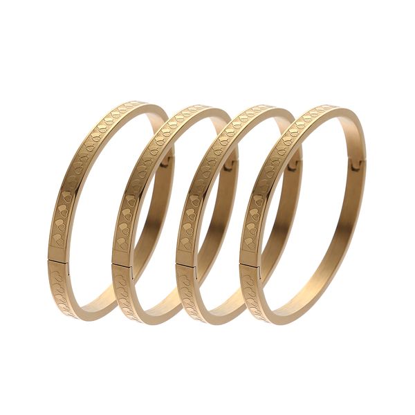 fashion jewelry girls gold color stainless steel heart cuff bracelet charm bangle for women, White
fashion jewelry girls gold color stainless steel heart cuff bracelet charm bangle for women, White