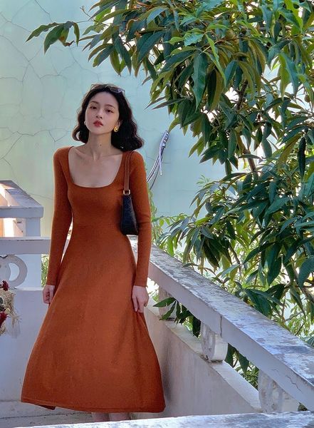 xac2w jiuwu self-made 2020 autumn new women's collar long sleeve knitted slimming square p5kgp waist dress dress high, Black;gray
xac2w jiuwu self-made 2020 autumn new women's collar long sleeve knitted slimming square p5kgp waist dress dress high, Black;gray