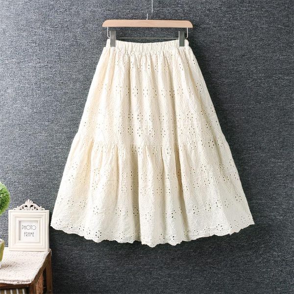 4 colors -- lamtrip 2021 spring a-line gothic hollow out embroidery layer long skirt vintage saia mori girl, Black
4 colors -- lamtrip 2021 spring a-line gothic hollow out embroidery layer long skirt vintage saia mori girl, Black