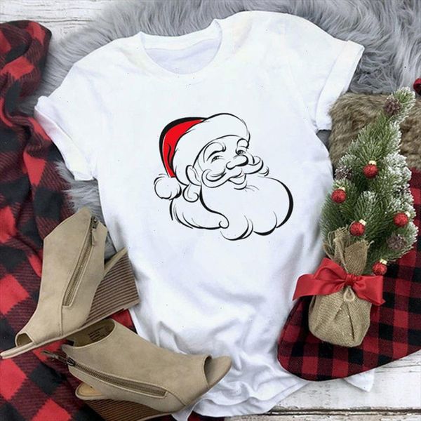 2021 christmas tshirt cartoon santa claus print woman tshirts ladies new year clothes white short sleeve basic tee shirt
2021 christmas tshirt cartoon santa claus print woman tshirts ladies new year clothes white short sleeve basic tee shirt