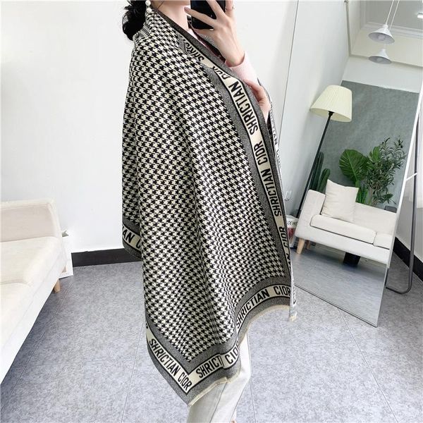 brand scarf hijab winter cashmere plaid thick shawl and women warm bandana scarves cachecol foulard ad075, Blue;gray
brand scarf hijab winter cashmere plaid thick shawl and women warm bandana scarves cachecol foulard ad075, Blue;gray