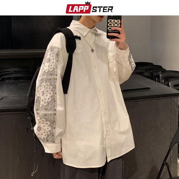 men's casual shirts lappster men harajuku korean long sleeve 2021 spring mens striped white vintage shirt male oversized button up blou, White;black
men's casual shirts lappster men harajuku korean long sleeve 2021 spring mens striped white vintage shirt male oversized button up blou, White;black