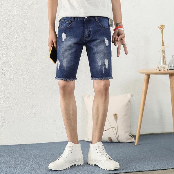 men summer denim shorts blue holes short jeans good quality men cotton straight short jeans large size denim shorts size36
men summer denim shorts blue holes short jeans good quality men cotton straight short jeans large size denim shorts size36
