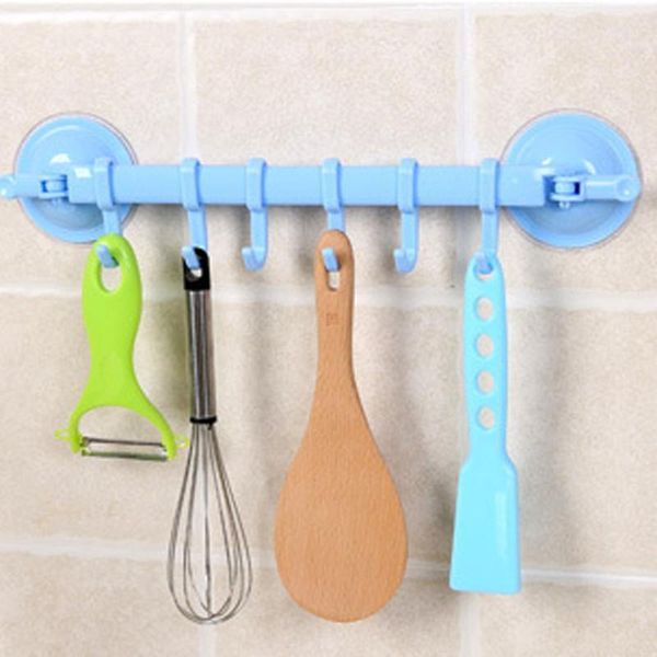 6 hanger hooks adhesive strong supper power vaccum sucker stand kitchen bathroom rack wall hook holder hanger #451
6 hanger hooks adhesive strong supper power vaccum sucker stand kitchen bathroom rack wall hook holder hanger #451