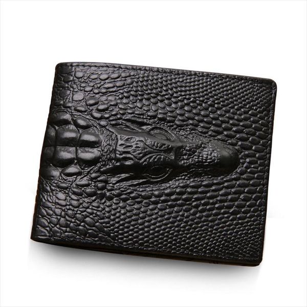 new men wallet genuine leather pockets portfolio vintage crocodile head purses credit dollar wallet clutch purse, Red;black
new men wallet genuine leather pockets portfolio vintage crocodile head purses credit dollar wallet clutch purse, Red;black