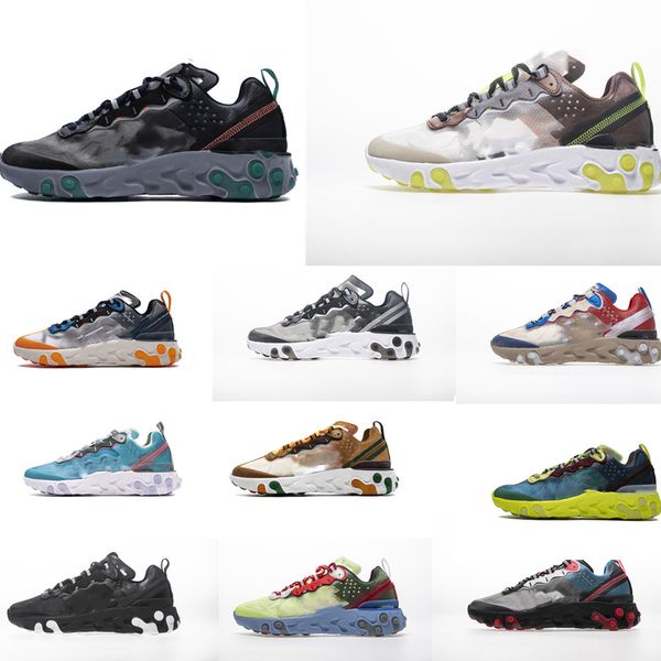 fashion react element 87 running shoes men women casual airs shoes light bone 87s triple black bred team trainers sports sneaker
fashion react element 87 running shoes men women casual airs shoes light bone 87s triple black bred team trainers sports sneaker