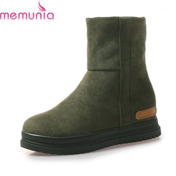 memunia 2020 new arrival ankle boots solid simple slip on winter boots round toe 5cm heels keep warm snow shoes womens1, Black
memunia 2020 new arrival ankle boots solid simple slip on winter boots round toe 5cm heels keep warm snow shoes womens1, Black