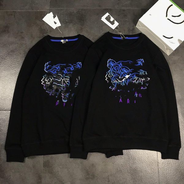 2021 новейшая женская толстовка мужская толстовка кенц с длинным рукавом, Black 
2021 новейшая женская толстовка мужская толстовка кенц с длинным рукавом, Black