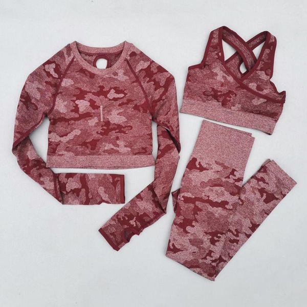 yoga outfits 2021 camo seamless set sports wear women fitness clothing gym leggings+sport bra+long sleeve crop suits, White;red
yoga outfits 2021 camo seamless set sports wear women fitness clothing gym leggings+sport bra+long sleeve crop suits, White;red