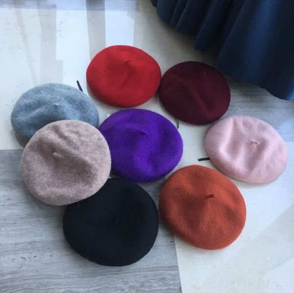 berets 100% wool beret cap winter women thick warm artist lady adjustable pumpkin hat, Blue;gray
berets 100% wool beret cap winter women thick warm artist lady adjustable pumpkin hat, Blue;gray