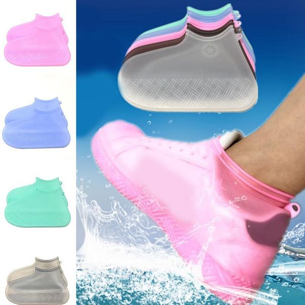 1 pair reusable non-slip rain outdoor latex shoe cover rainy day waterproof thickening non-slip wear fo jlltej
1 pair reusable non-slip rain outdoor latex shoe cover rainy day waterproof thickening non-slip wear fo jlltej