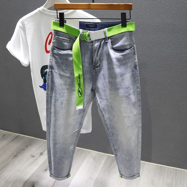 pcyql 2020 стиля pant jeansjeans пят jeanssummer тонкий светло-голубой обрезанные джинсы мужские тонкие слегка свободно корейскую и стрейч к, Blue
pcyql 2020 стиля pant jeansjeans пят jeanssummer тонкий светло-голубой обрезанные джинсы мужские тонкие слегка свободно корейскую и стрейч к, Blue