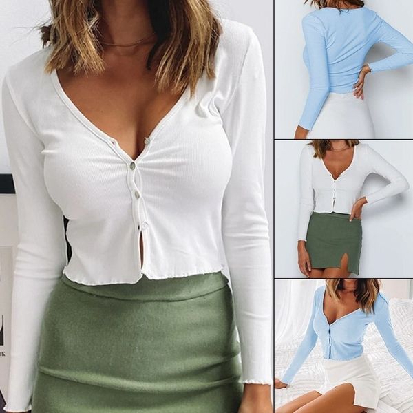 solid color women knitted cardigan long sleeve female button cropped autumn winter thin sweaters knitwear, White;black
solid color women knitted cardigan long sleeve female button cropped autumn winter thin sweaters knitwear, White;black