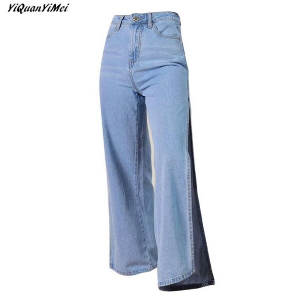 yiquanyimei new fashion woman jeans high waist jeans pants denim calf-length pants, Blue
yiquanyimei new fashion woman jeans high waist jeans pants denim calf-length pants, Blue