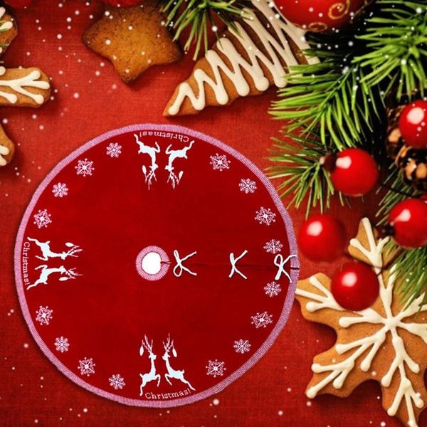 2020 new christmas tree skirt mat 95/122cm knitting red elk tree skirt for home party christmas decoration
2020 new christmas tree skirt mat 95/122cm knitting red elk tree skirt for home party christmas decoration