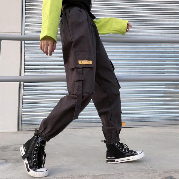 высокая талия streetwear штанах женщины сплошной длинномерных хиппи женские брюки карманы плюс размер joggers брюки spodnie damskie, Black;white
высокая талия streetwear штанах женщины сплошной длинномерных хиппи женские брюки карманы плюс размер joggers брюки spodnie damskie, Black;white