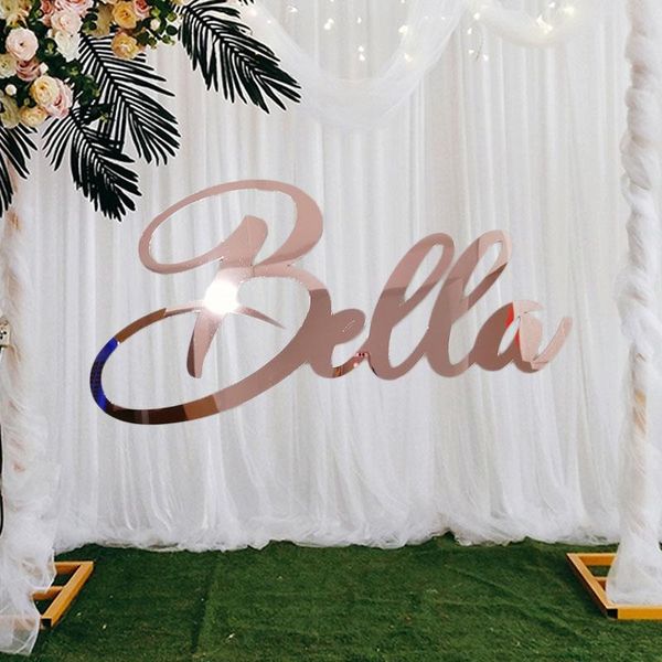 party decoration custom rose gold name sign personalized acrylic wedding signs babyshower decor backdrop hanger
party decoration custom rose gold name sign personalized acrylic wedding signs babyshower decor backdrop hanger