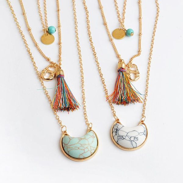 boho style multilayer coin tassels necklaces stone tassels necklace pendant triple chain personality vintage ethnic jewelry, Silver
boho style multilayer coin tassels necklaces stone tassels necklace pendant triple chain personality vintage ethnic jewelry, Silver