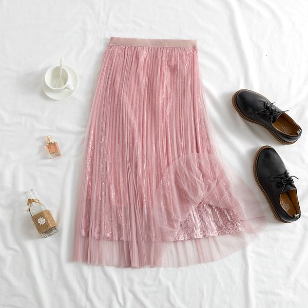 2021 new sequined spring summer women mesh high waist pleated fashion female tutu tulle skirt pzyb, Black
2021 new sequined spring summer women mesh high waist pleated fashion female tutu tulle skirt pzyb, Black
