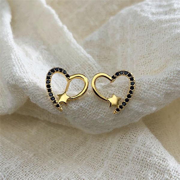charm female rainbow crystal heart jewelry rose gold silver color stud earrings for women cute star wedding valentines day gift, Golden;silver
charm female rainbow crystal heart jewelry rose gold silver color stud earrings for women cute star wedding valentines day gift, Golden;silver