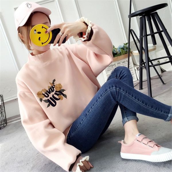bjabh 2019 ins sweater pullover bf style winter women's super with plush thickening pullover sweatersweaterstudentscollege new co, Black
bjabh 2019 ins sweater pullover bf style winter women's super with plush thickening pullover sweatersweaterstudentscollege new co, Black