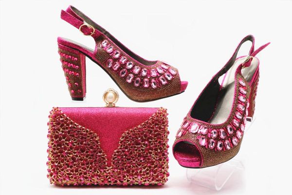 charming fuchsia sandals with handbag nice evening shoes and purse bag set with crystal stones g72-1 heel height 10cm, Black
charming fuchsia sandals with handbag nice evening shoes and purse bag set with crystal stones g72-1 heel height 10cm, Black