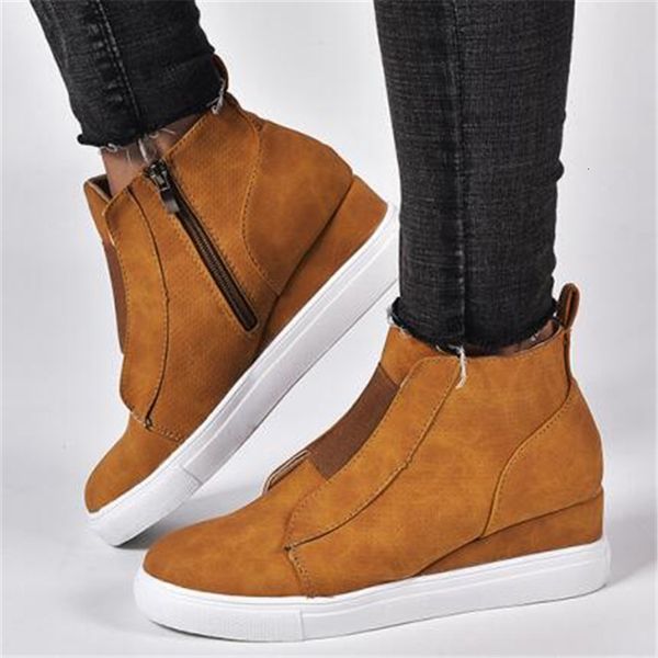 more 2021 new size 35-43 spring for women internal heel growing height pumps short zip brown boots o57o, Black
more 2021 new size 35-43 spring for women internal heel growing height pumps short zip brown boots o57o, Black