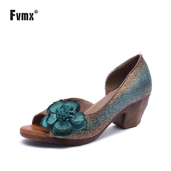 fvmx genuine leather 2020 new fashion spring and summer female sandals flowers handmade old thick heel comfortable women shoes, Black
fvmx genuine leather 2020 new fashion spring and summer female sandals flowers handmade old thick heel comfortable women shoes, Black